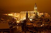 Český Krumlov at night - Advent & Christmas, source: Destination Management of the town of Český Krumlov, photo by: Lubor Mrázek