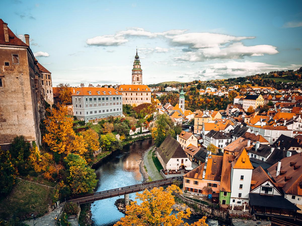 Enticing autumn in Český Krumlov and its surroundings